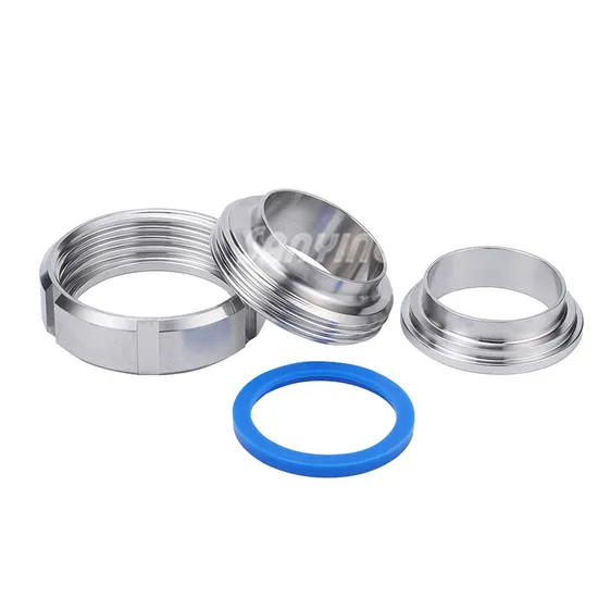 Stainless Steel Sanitary Union-Union Ends Butterfly Valves