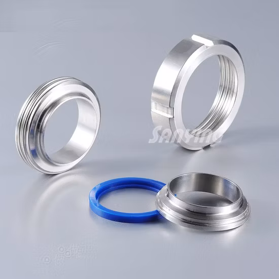 Stainless Steel Sanitary Union-Union Ends Butterfly Valves