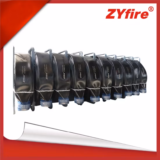 Zyfire 200 m günstiger TPU-Layflat-Schlauchaufroller für die Brandbekämpfung